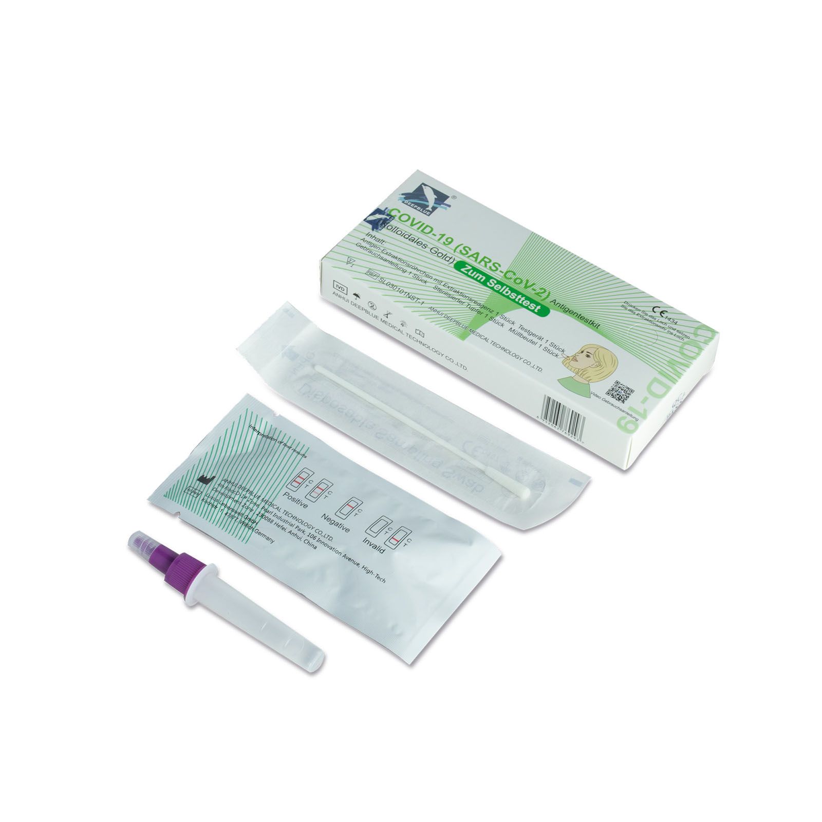 DeepBlue COVID-19 Antigen Testkit Schnelltest