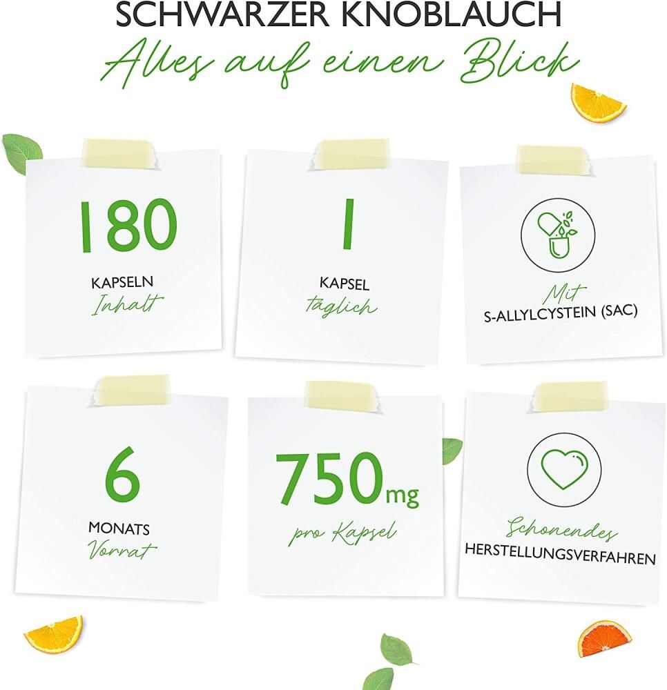 vit4ever Schwarzer Knoblauch Extrakt 180 St Kapseln