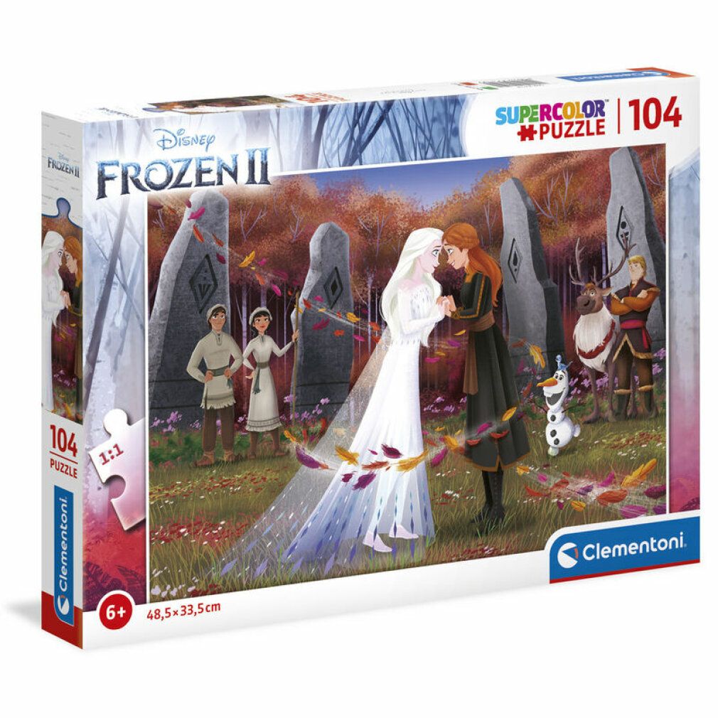 Clementoni 25719 - 104 Teile Puzzle - Frozen 2/ Die Eiskönigin 2