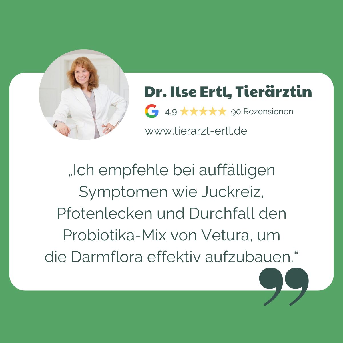Vetura Probiotika-Mix für Hunde mit Verdauungsproblemen