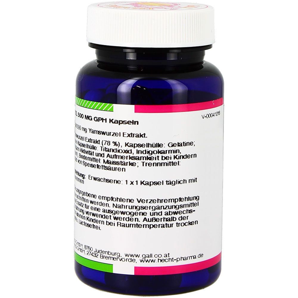 GALL PHARMA Yamswurzel 500 mg GPH Kapseln