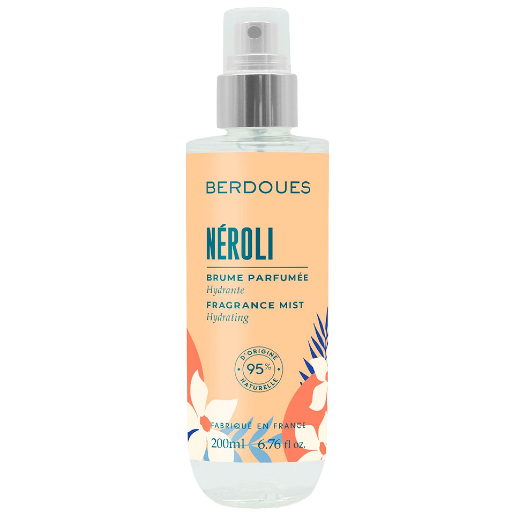 Berdoues Parfümierter Feuchtigkeitsspendender Nebel Neroli 17,3x4,7x4,7 cm