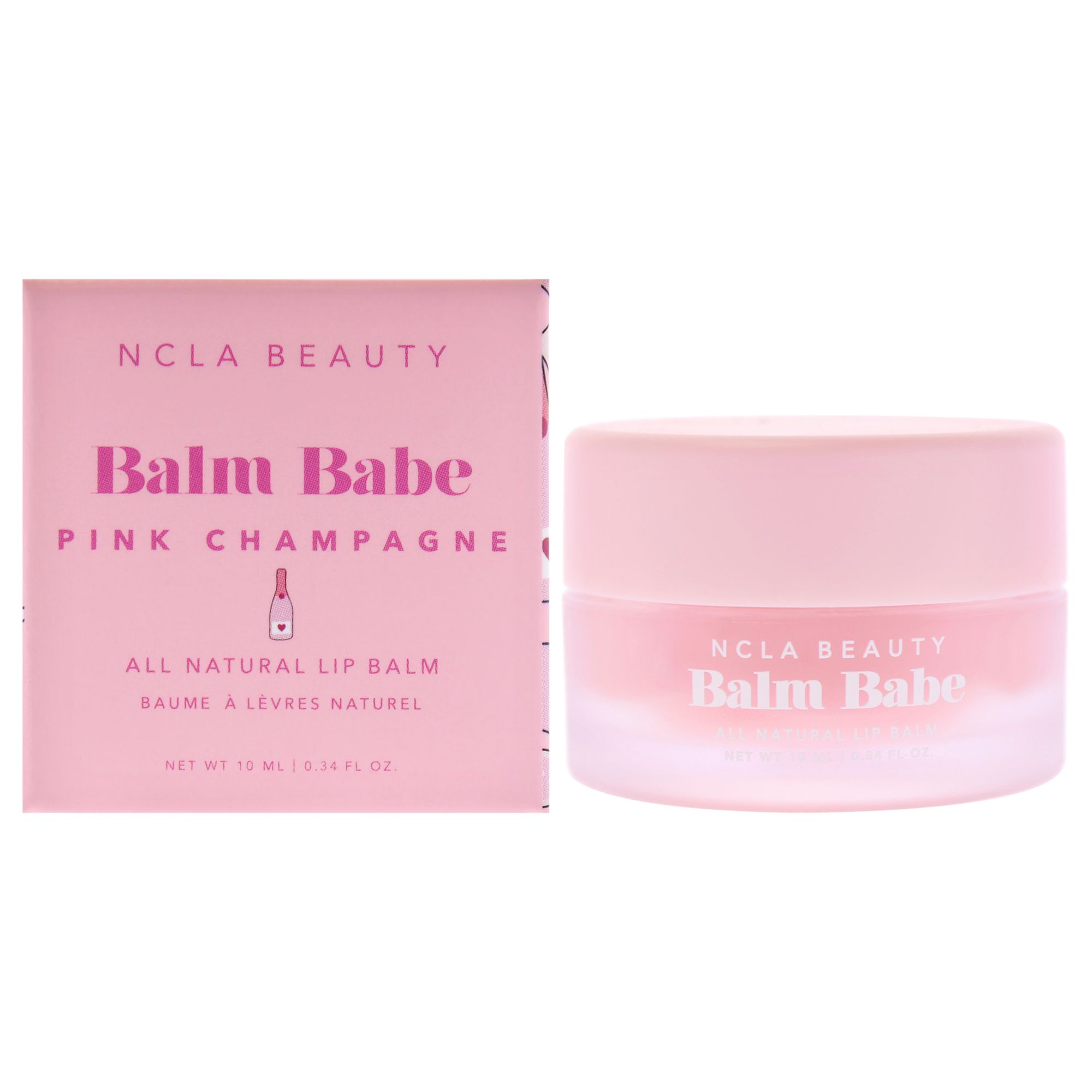 Balm Babe natürlich Lippenbalsam - Pink Champagne von NCLA