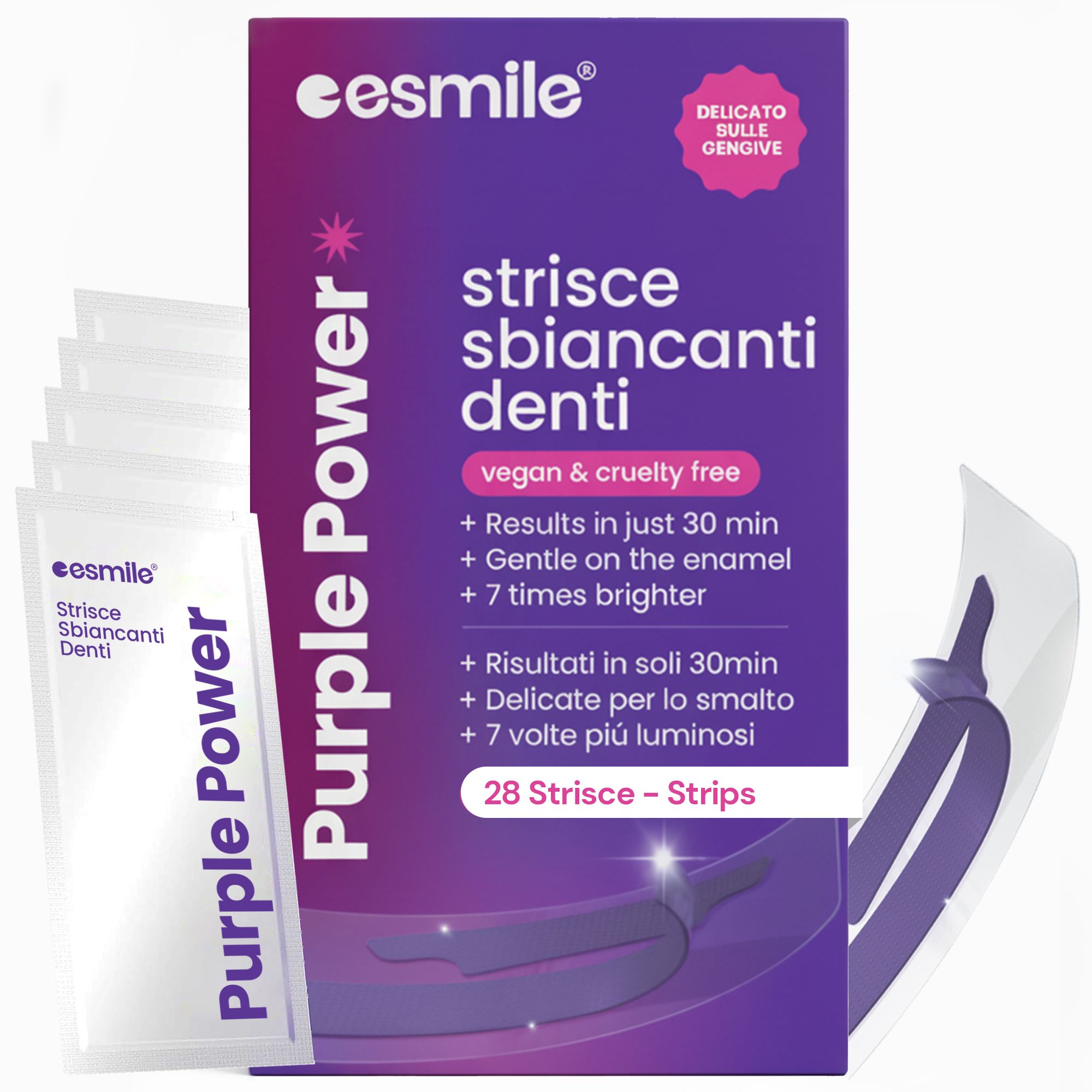Strisce viola V34 sbiancanti