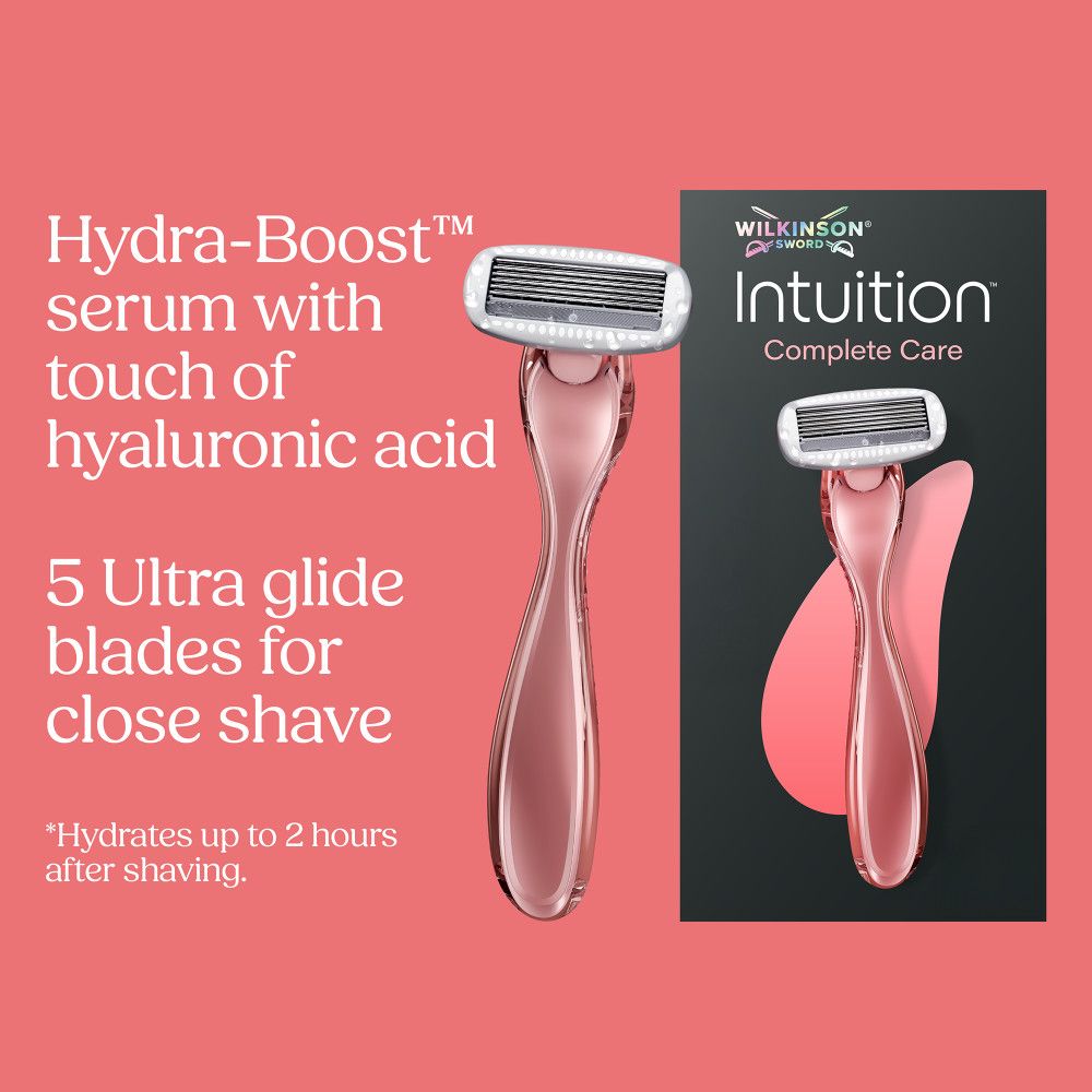 Verpackung mit 3 Ersatzklingen für Wilkinson Sword Intuition Complete Care.