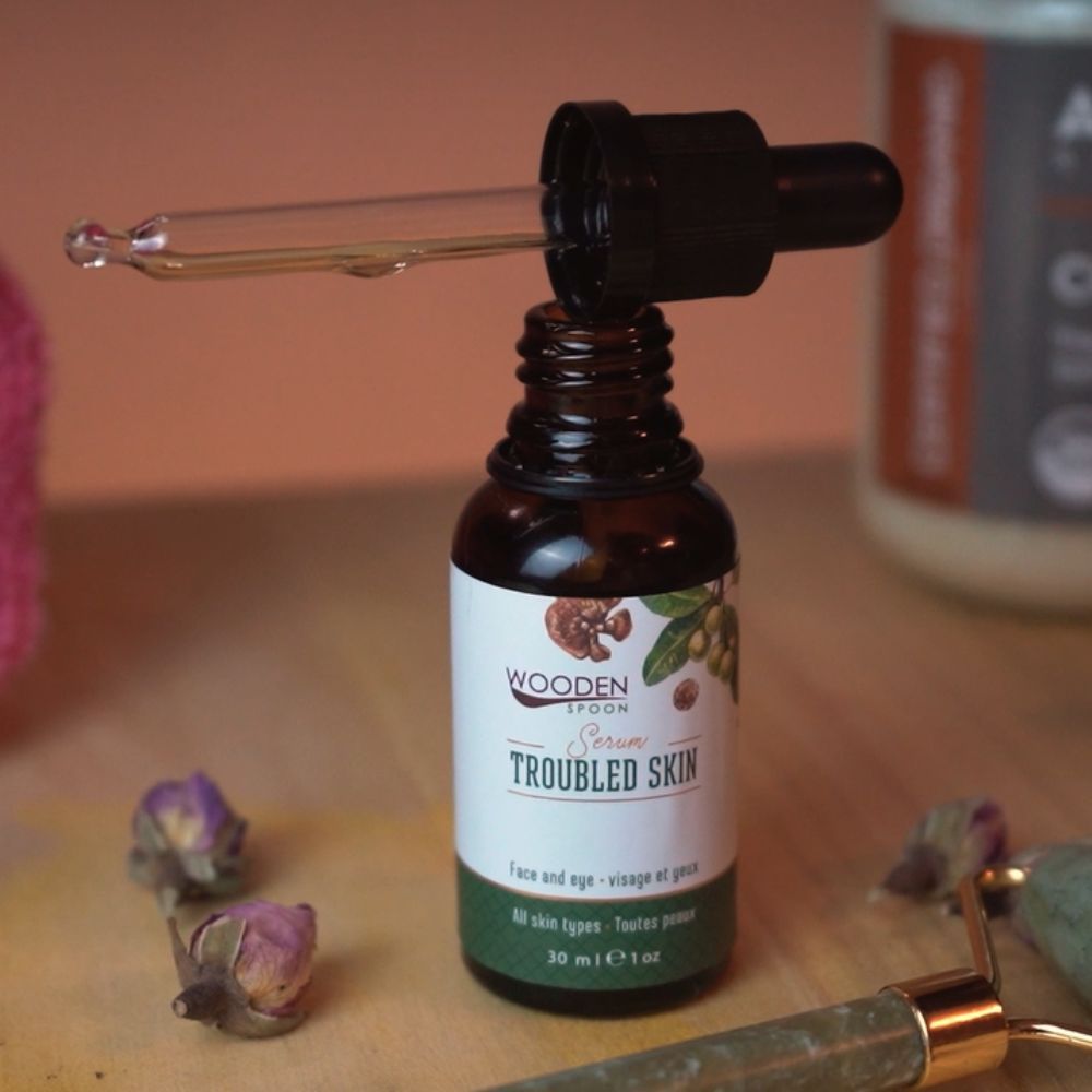 Wooden Spoon Serum für problematische Haut mit Tamanu- und Marulaöl WoodenSpoon