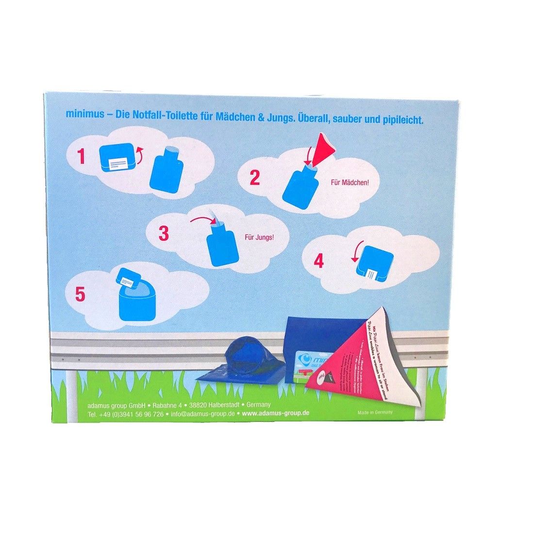 minimus® Taschen-Örtchen Notfall - WC für Kinder