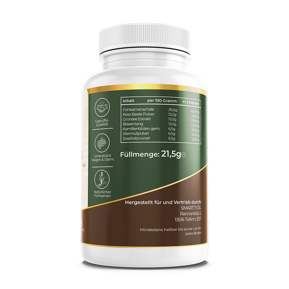Saint Nutrition® Darm Balance Komplex für Männer & Frauen | Magen- & Darmfreundlich