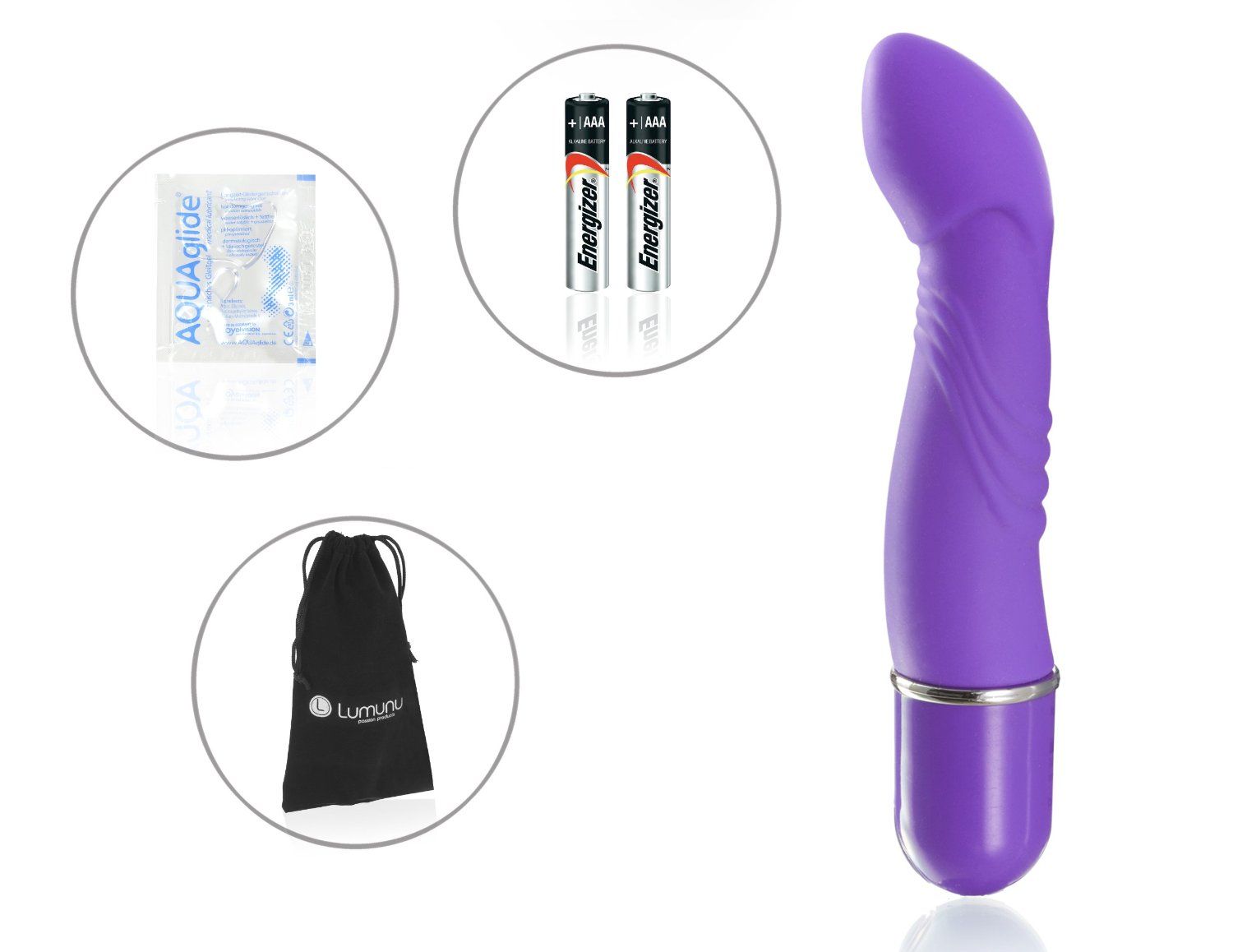 Lumunu G Punkt Vibrator "Silky Soft" (Purple)