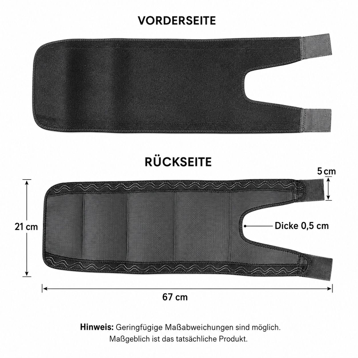 COOL-i Oberschenkel Kompressionsbandage, verstellbar, mit Anti Rutsch für Sport, Fitness & Alltag