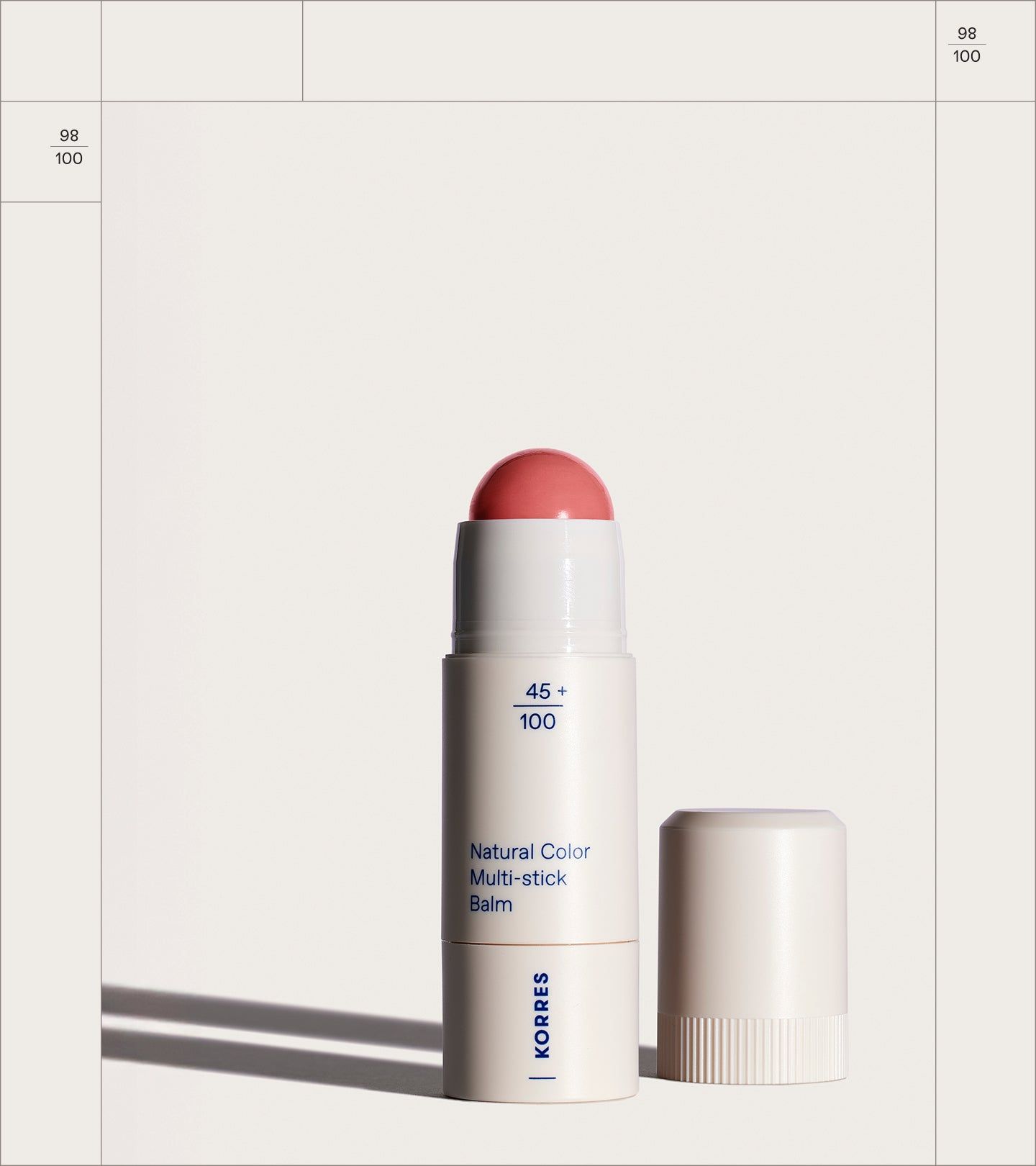 Korres Natural Color Multistick Balm petal pink 12 4,5 g Stifte