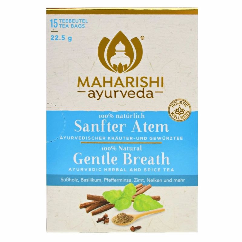 Maharishi Ayurveda - Sanfter Atem Tee, Ayurvedischer Kräuter- und Gewürztee