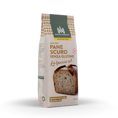 Glutenfreie Backmischung für dunkles Brot, 500g.