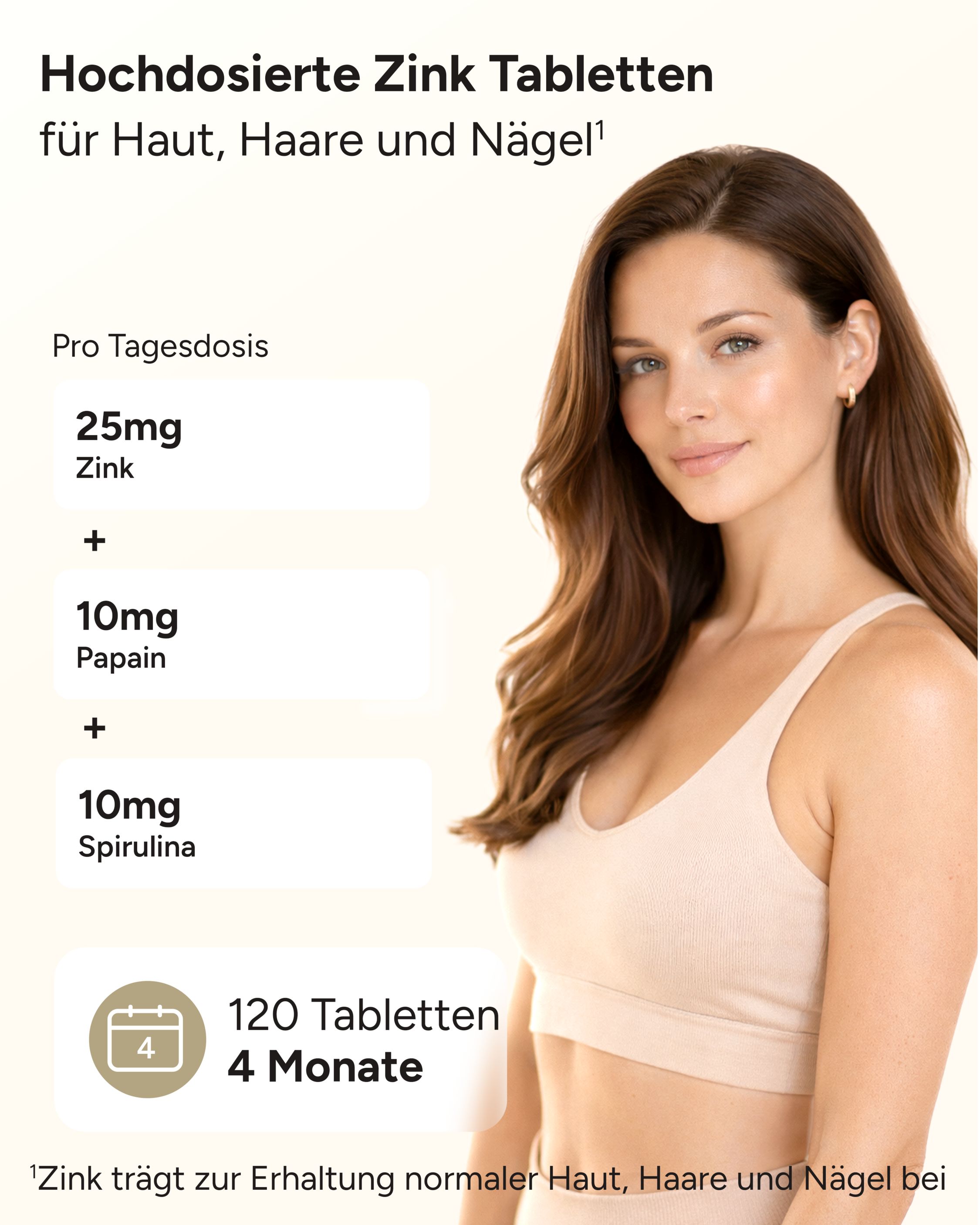 plantomol® Essentials - Zink Tabletten - 25mg Zink pro Kapsel mit besonders hoher Bioverfügbarkeit