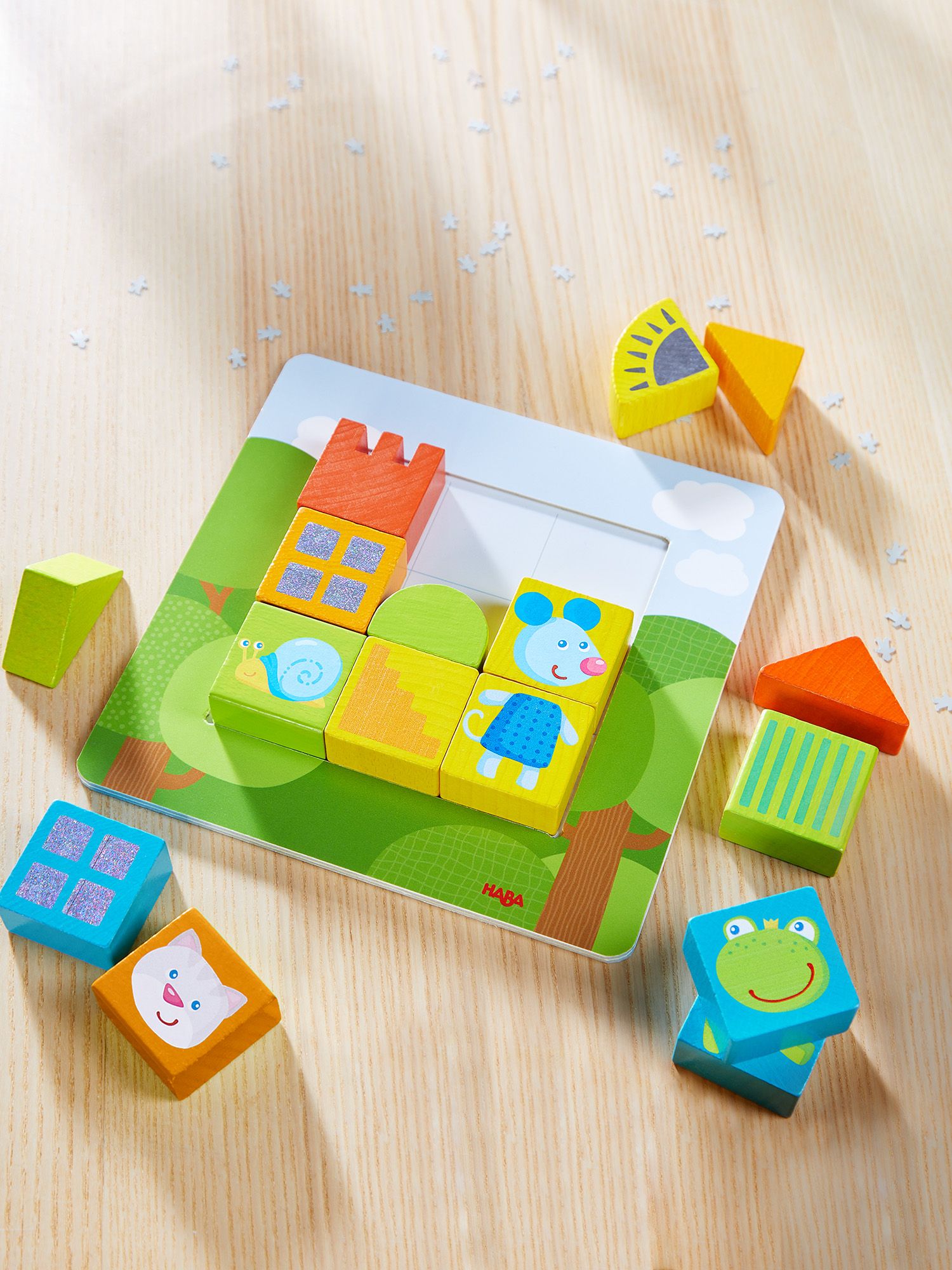 HABA Rahmenpuzzle Legespiel Tierisch quadratisch
