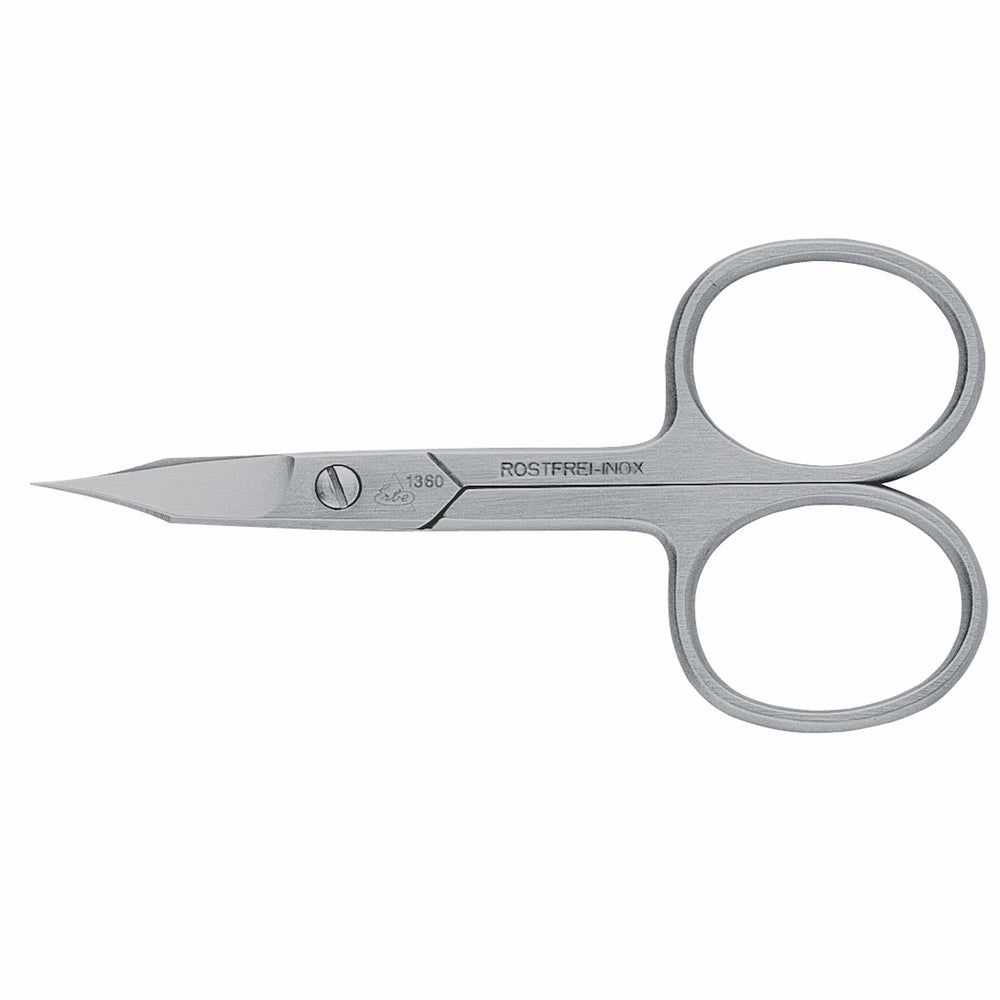 Kombinierte Ausführung, rostfreie Nagelschere mit spitzer Klinge und ovalen Griffen.
