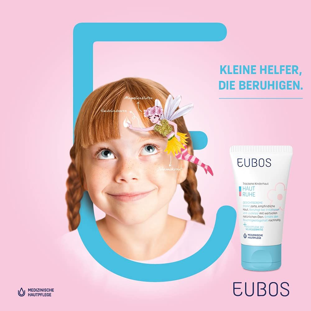 Eubos HAUT RUHE Gesichtscreme für empfindliche und trockene Kinder- und Babyhaut