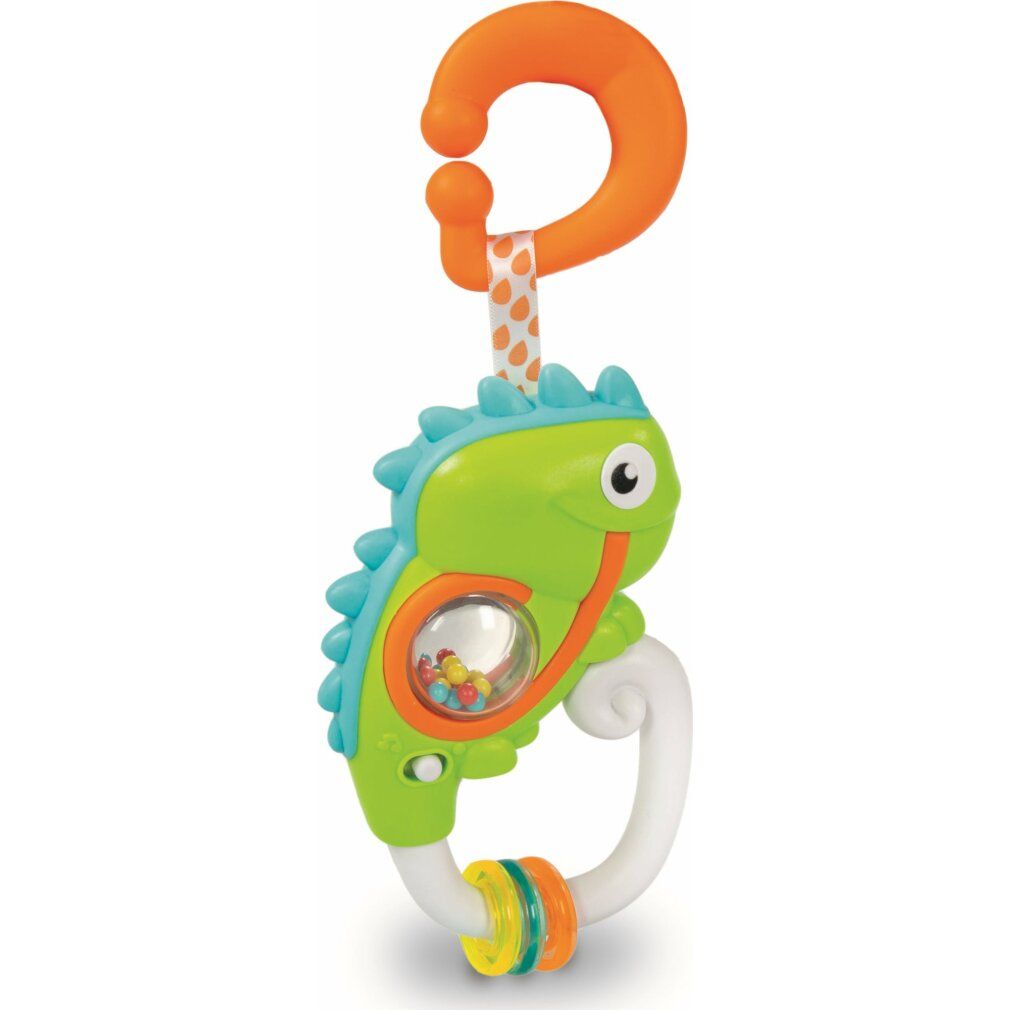 Elektronische Rassel mit Griff - Chameleon