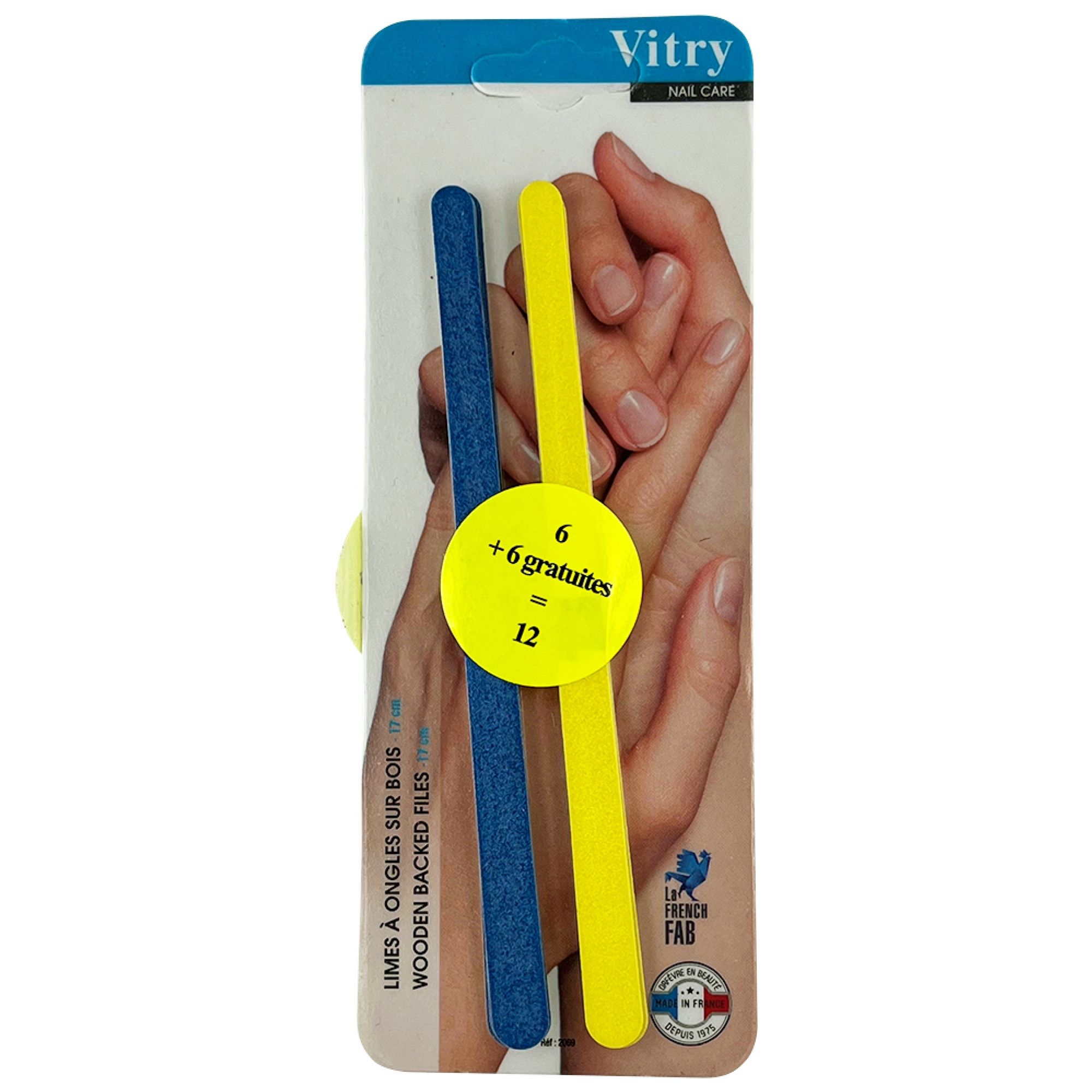 Vitry Set m.6 Feilen kristall Korund/Holz 17 cm 1 St
