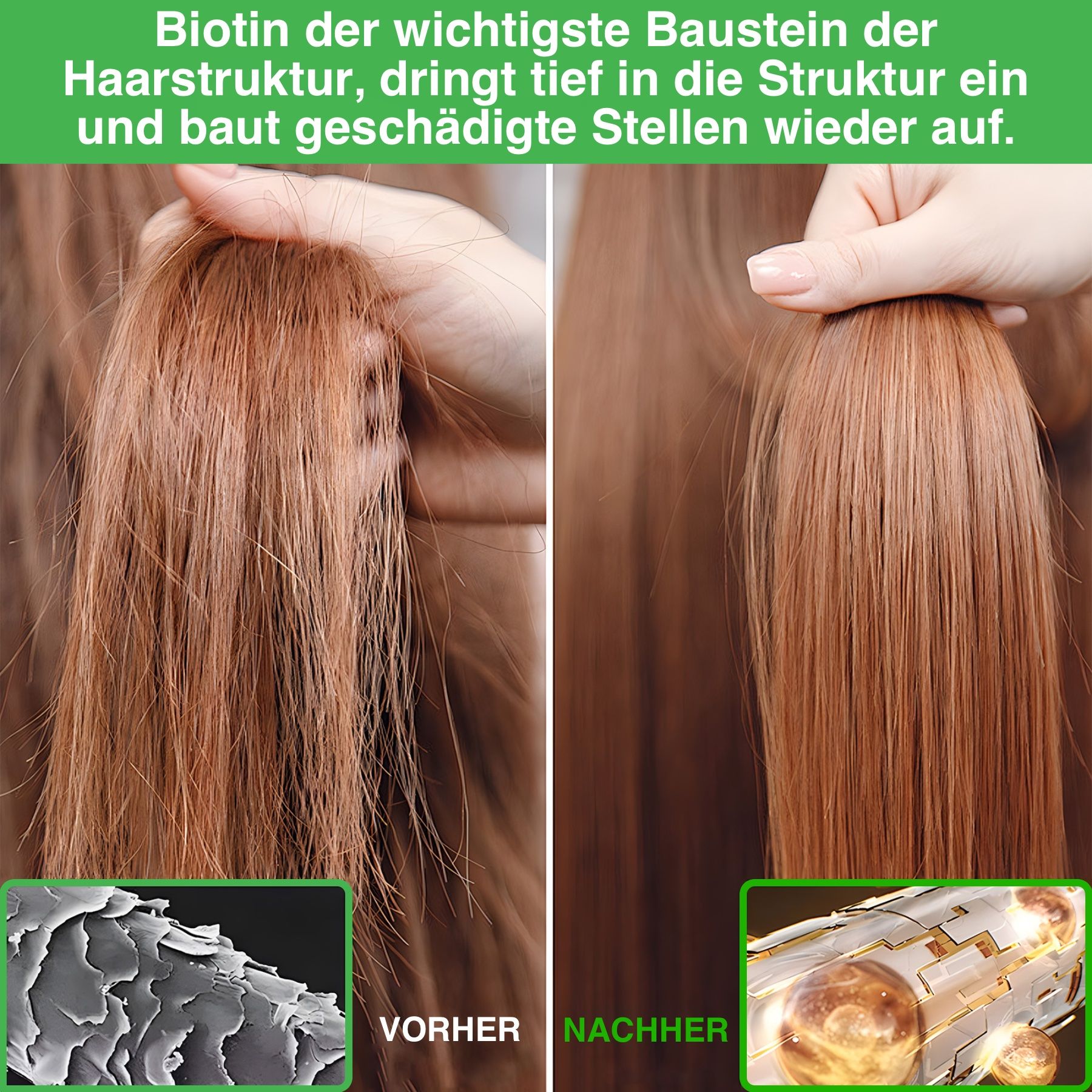 ALIVER 3-in-1 Rosmarin Rizinus Batana Haarspülung