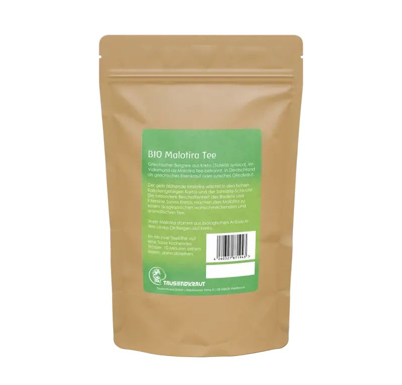 Tausendkraut Malotira Eisenkraut - griechischer Bergtee BIO - geschnitten