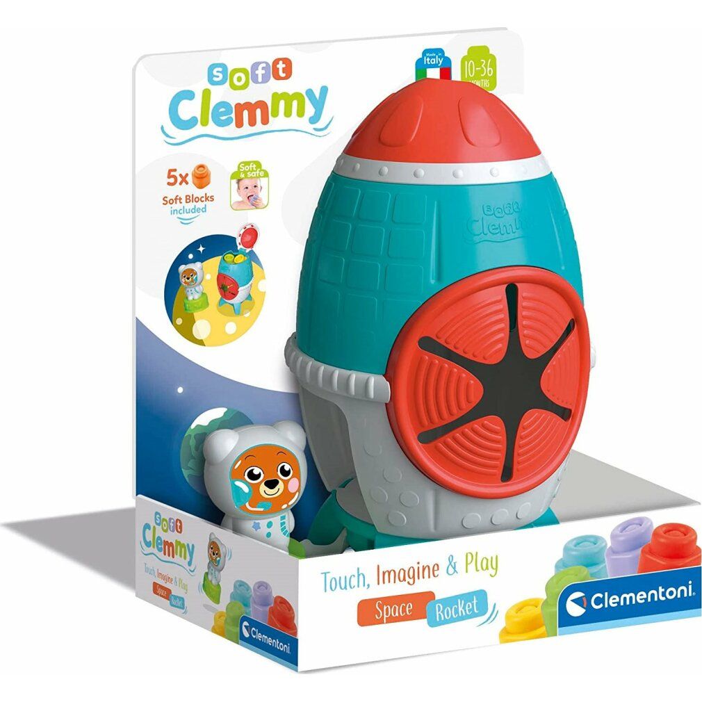 Clementoni Baby Clemmy - Sinnesrakete mit Bauklötzen
