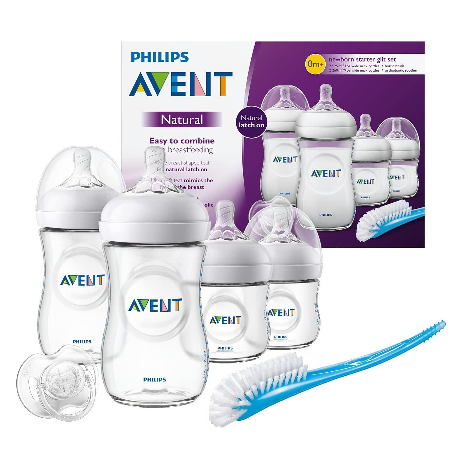Philips Avent Baby-Fläschchen für Neugeborene, transparent