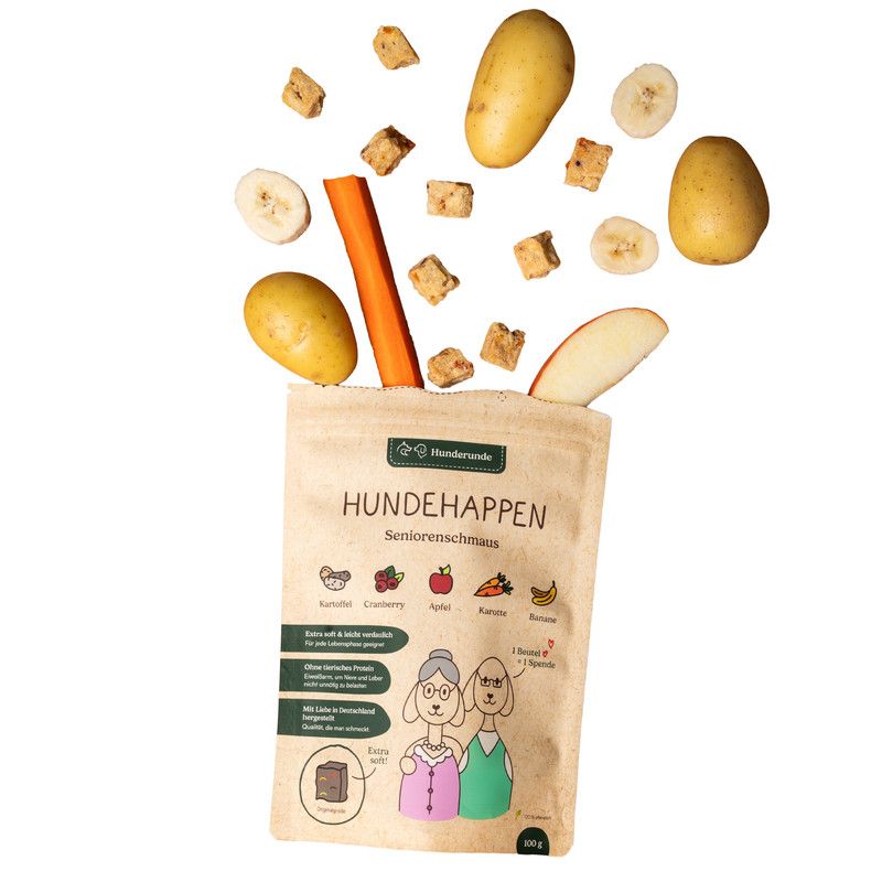 Hunderunde Futtertopping Seniorenschmaus