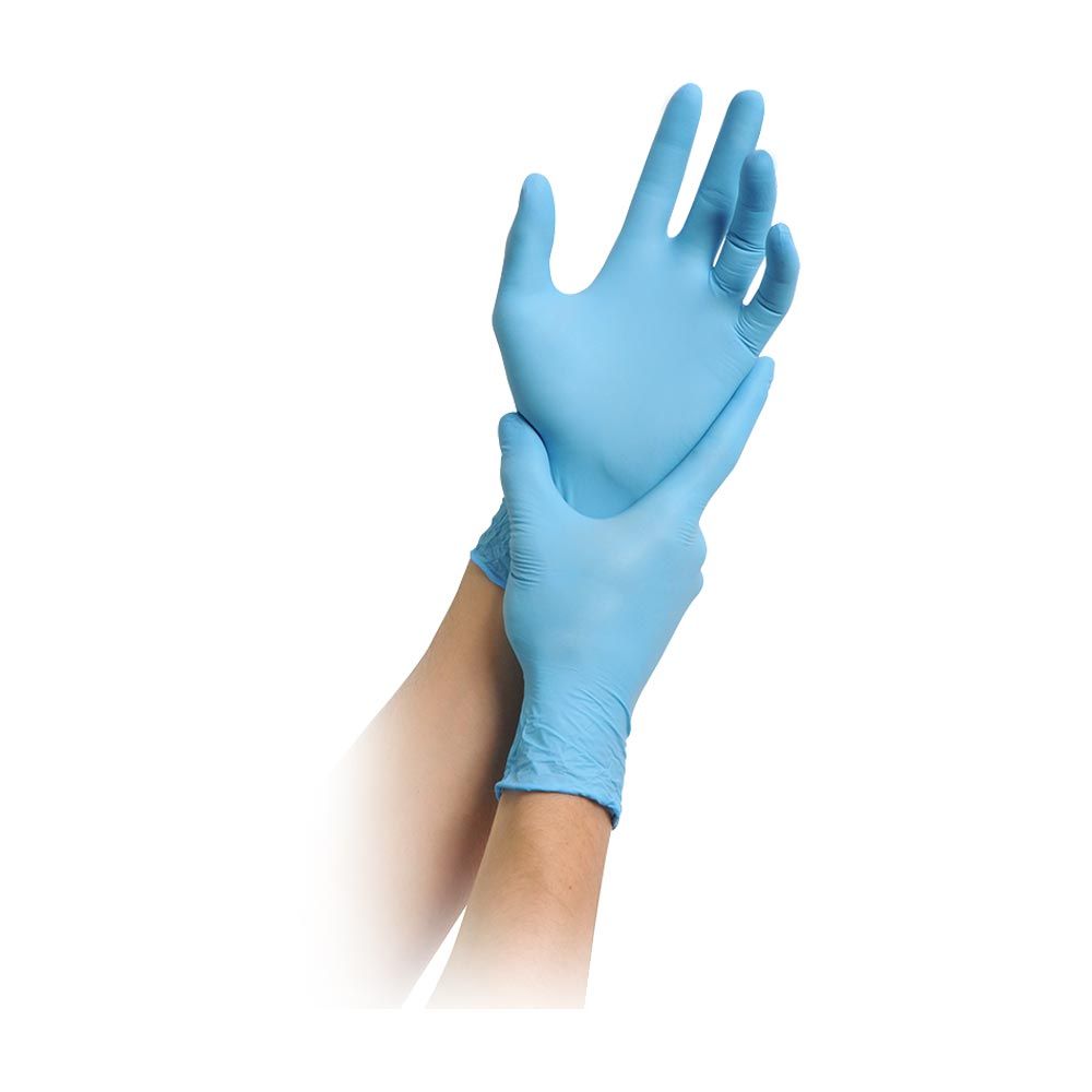 Maimed Solution nitril puderfrei blau XL