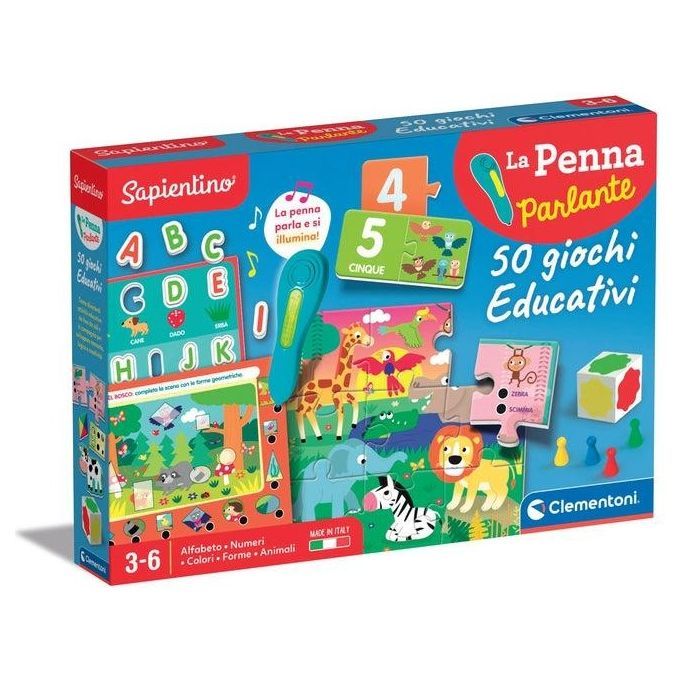 Clementoni Sapientino La penna parlante 50 giochi educativi