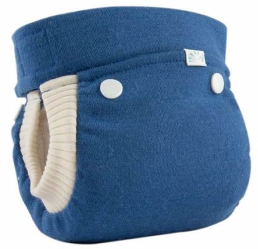 Popolini EasyFree Wool All-in-3+ Windelsystem Mittelblau M 1 St