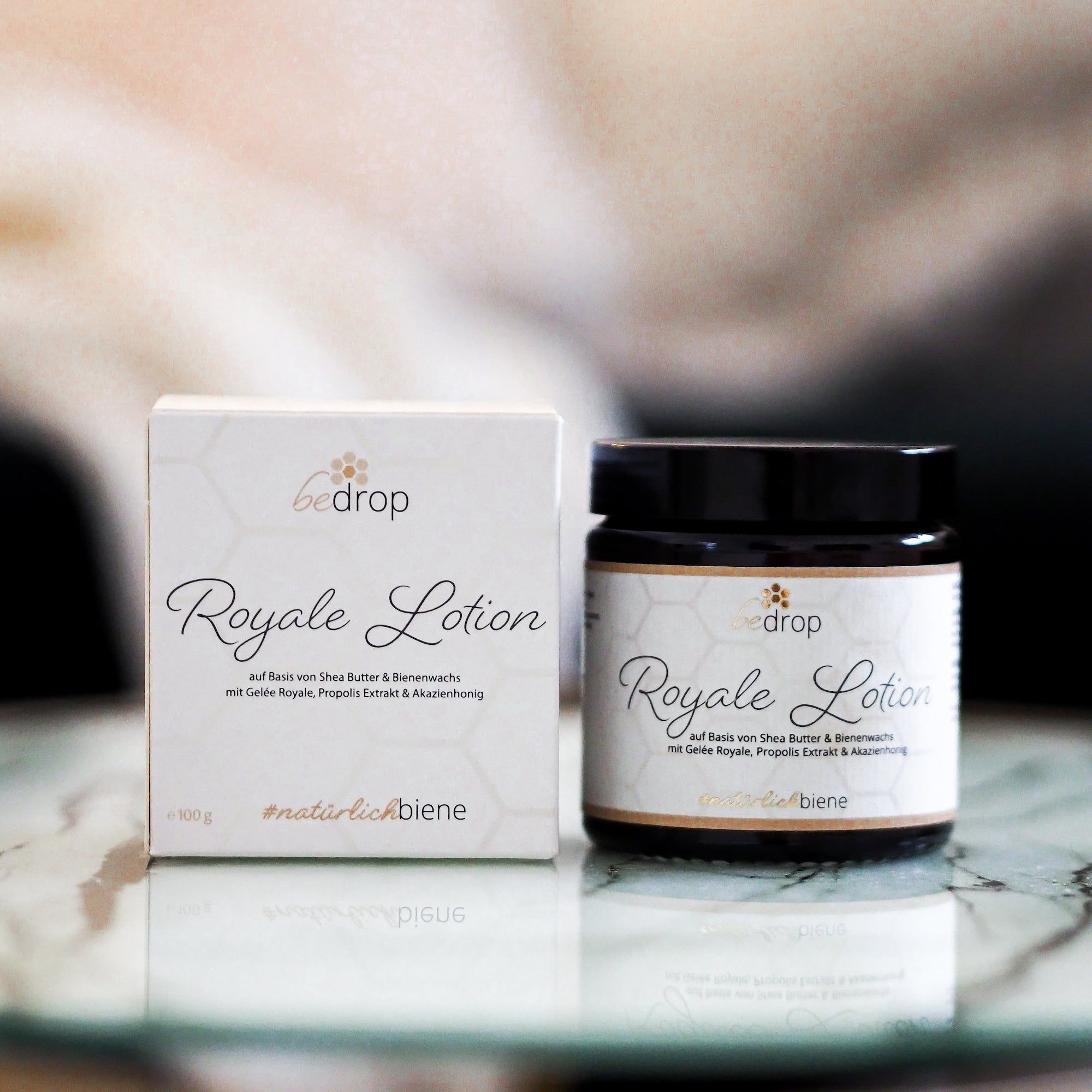 bedrop Vorteilsset: Royale Lotion Bodylotion mit Gelée Royale, Sheabutter & Akazienhonig 3er Set