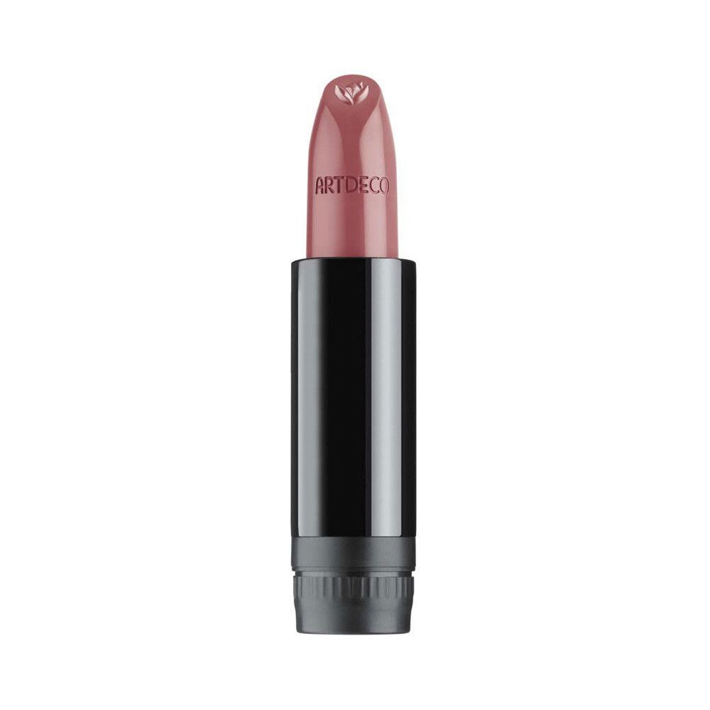 ARTDECO Lippenstift in Rosa mit schwarzem Schaft und silbernem Ring.