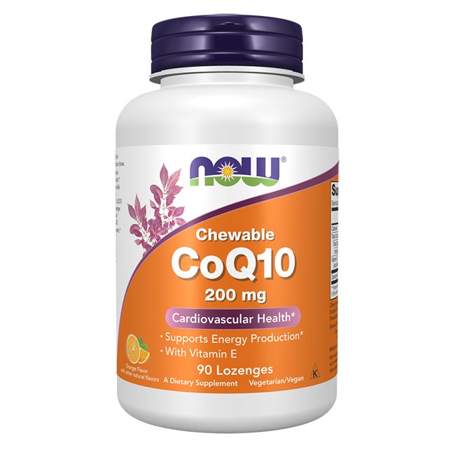 Now Foods Kautabletten CoQ10 200 mg 90 Pc