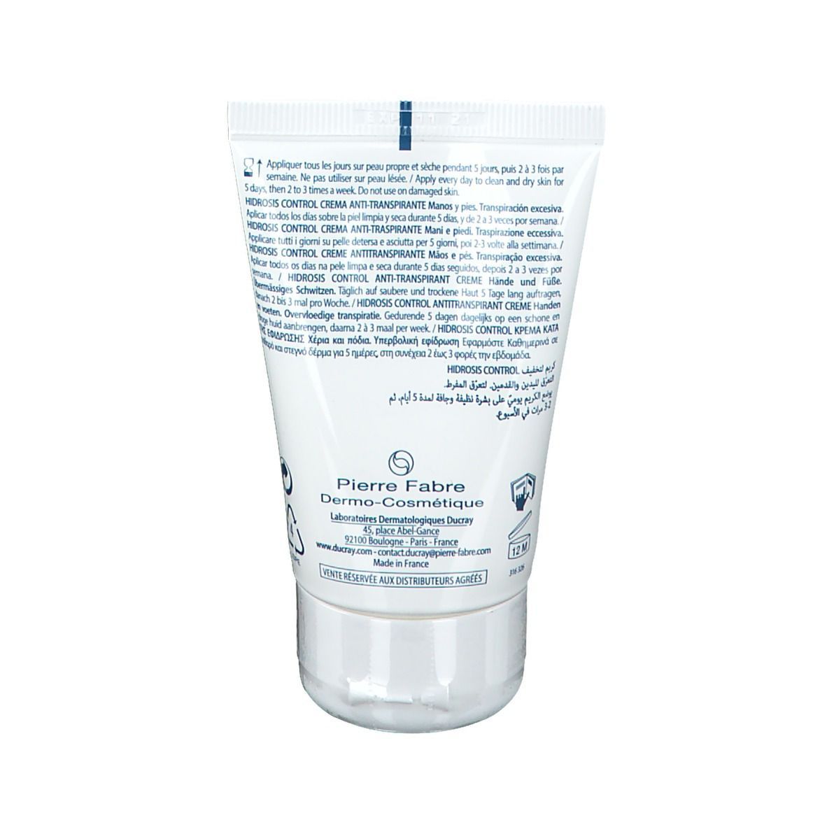 DUCRAY HIDROSIS CONTROL Hand- und Fußcreme