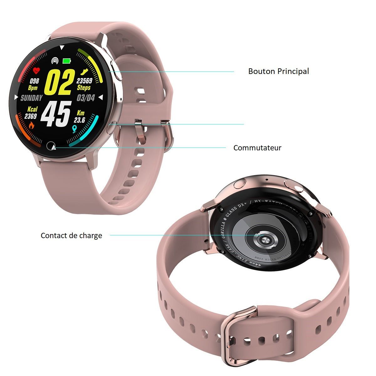 Platyne Multifunktionale Smartwatch