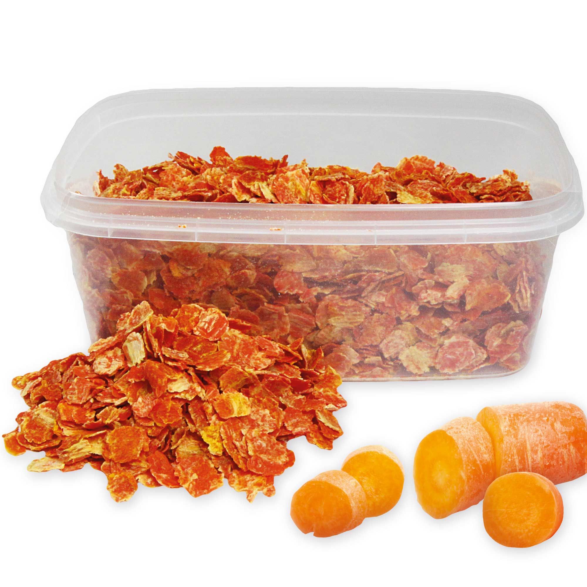 Schecker Hundefutter - Karotten Flakes - incl. Aromadose