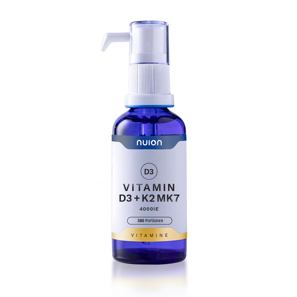 nuion Vitamin D3K2Mk7 4000 IE 50 ml Flüssigkeit zum Einnehmen