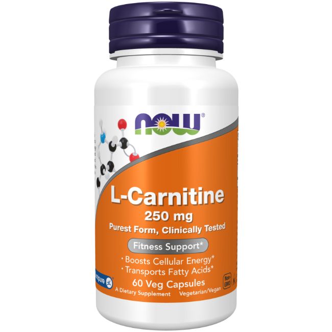 Now Foods L-Carnitin 250 mg 60 Pc