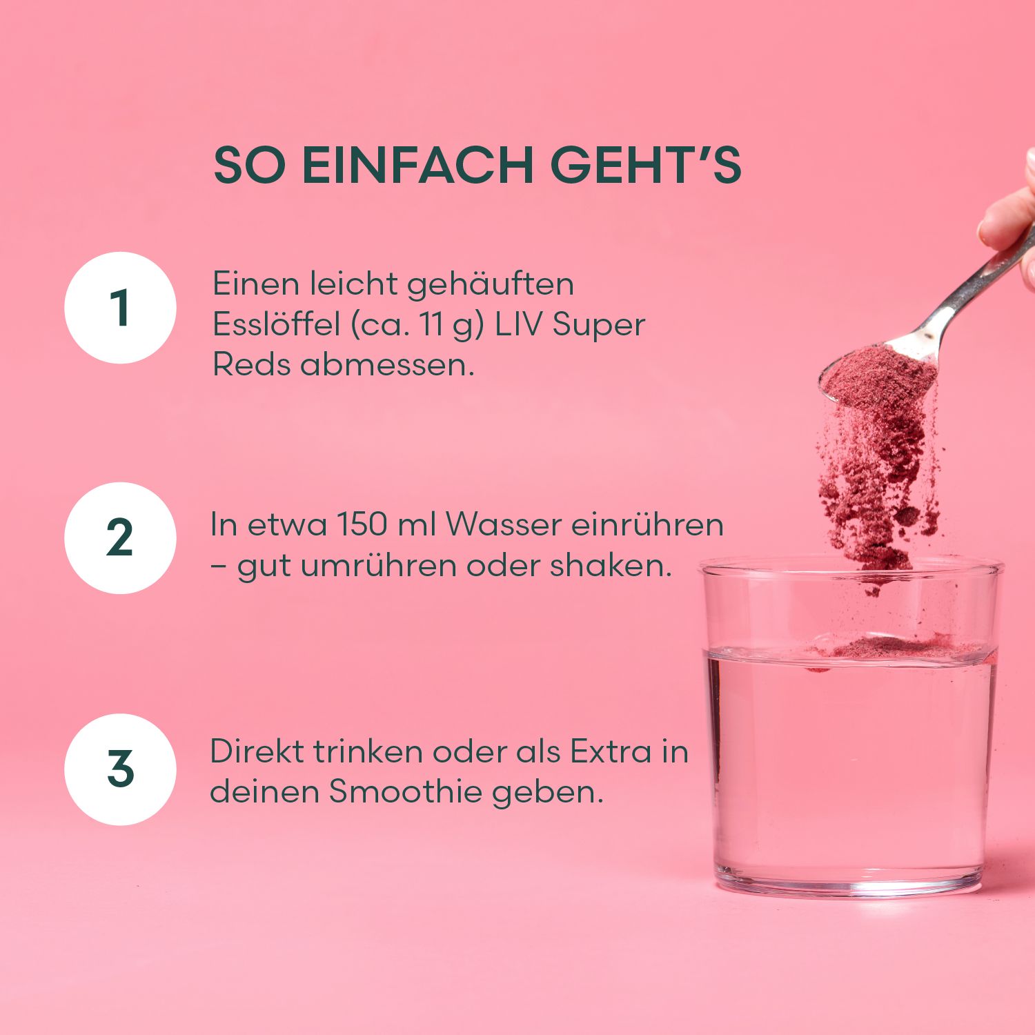 LIV Super Reds Pulver – Antioxidantien-Mix aus Beeren & Pflanzenstoffen