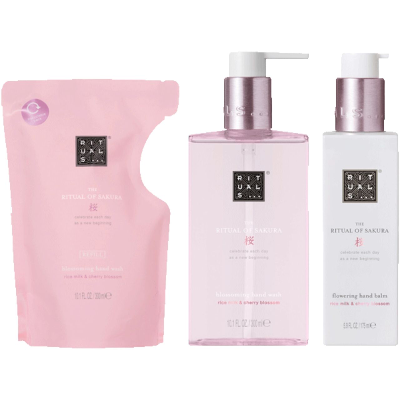 Rituals, The Ritual of Sakura Kitchen Box = Hand Wash + Hand Wash Refill + Hand Balm
