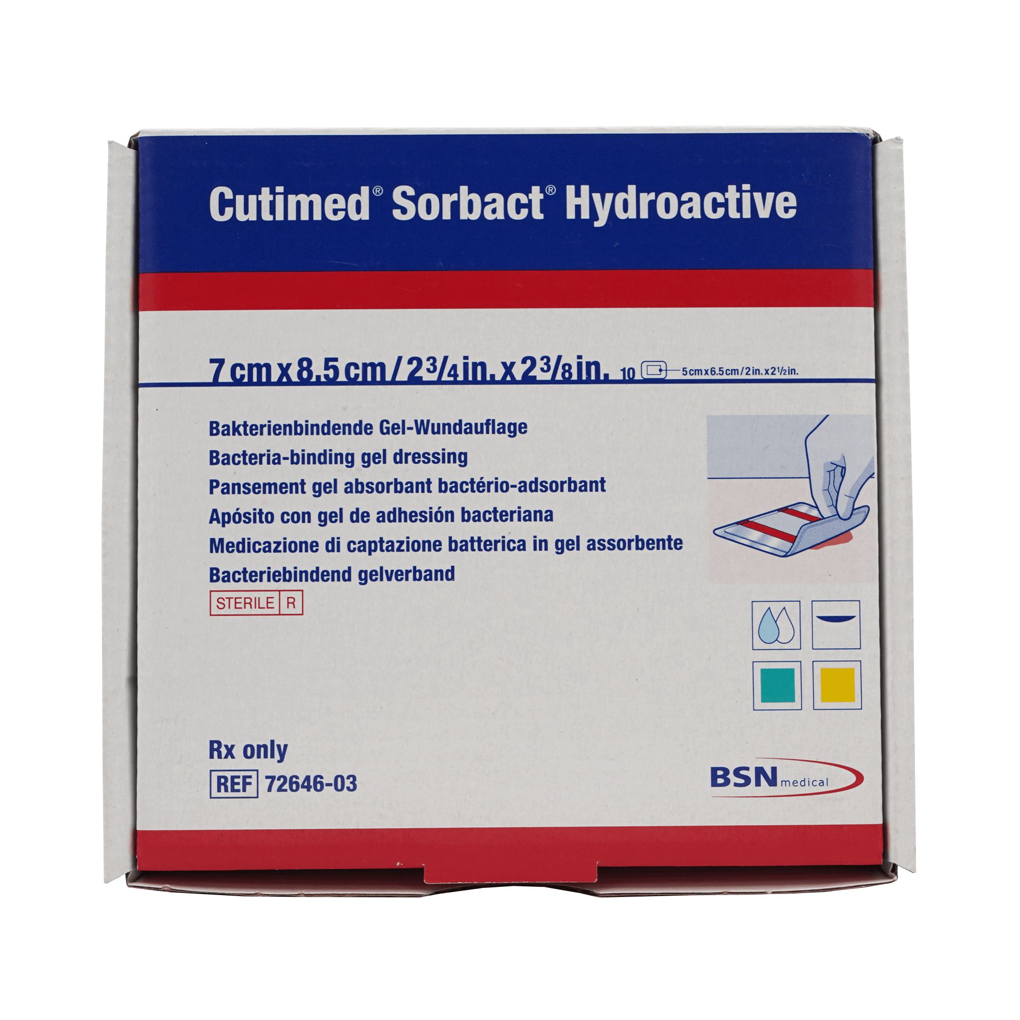 Cutimed® Sorbact Hydroactive 7 cm x 8,5 cm