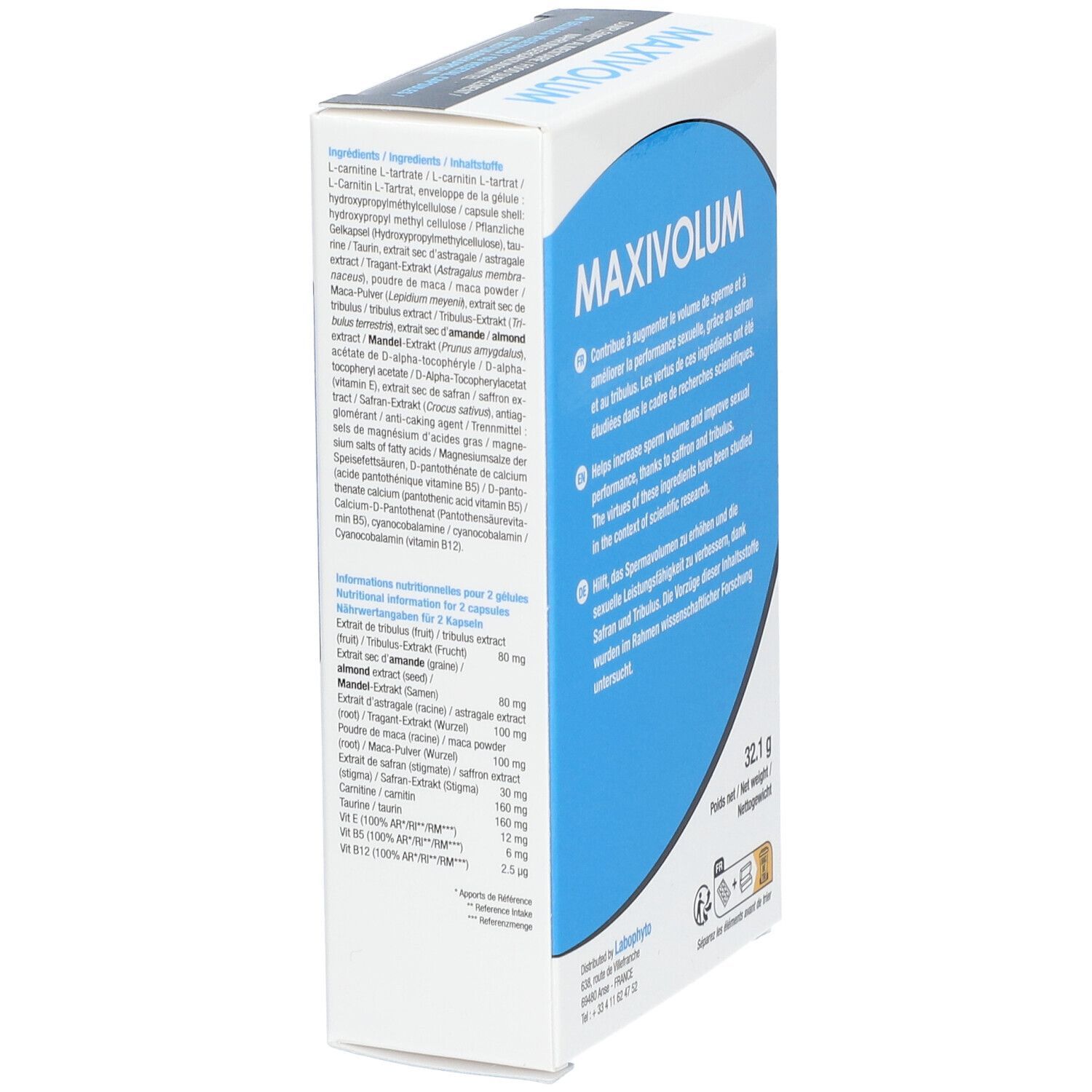 "Maxivolum" für erhöhtes Spermavolumen | Labophyto
