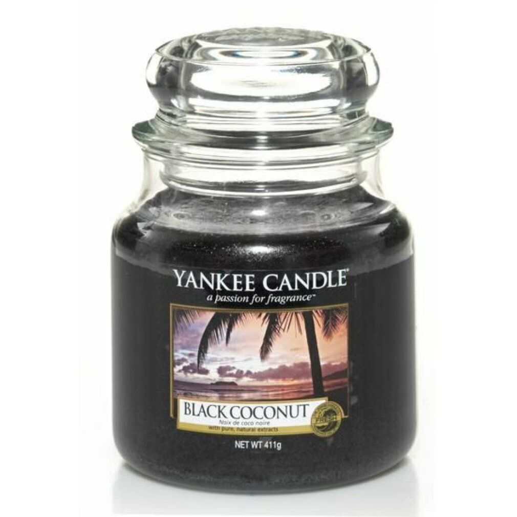 Yankee Candle Duftkerze Black Coconut Classic Medium Jar