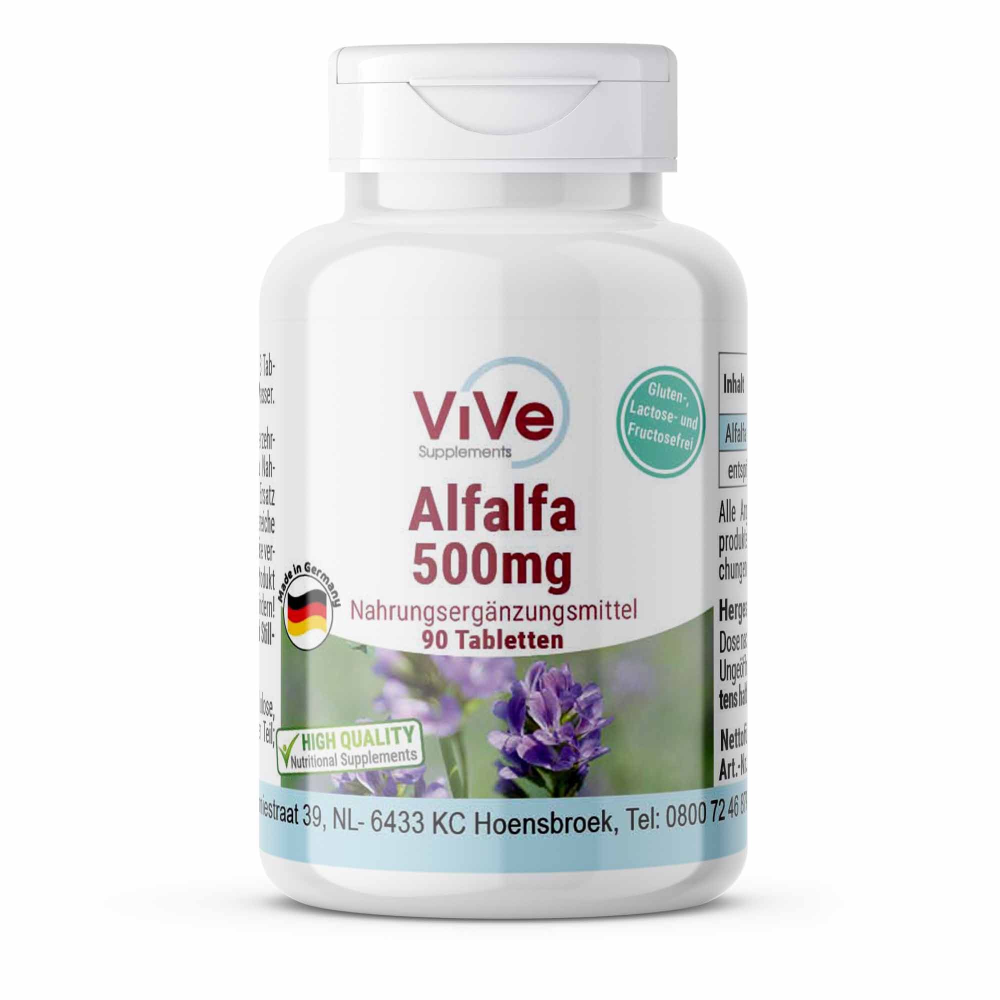 Vive Supplements | Alfalfa 1500mg 90 St