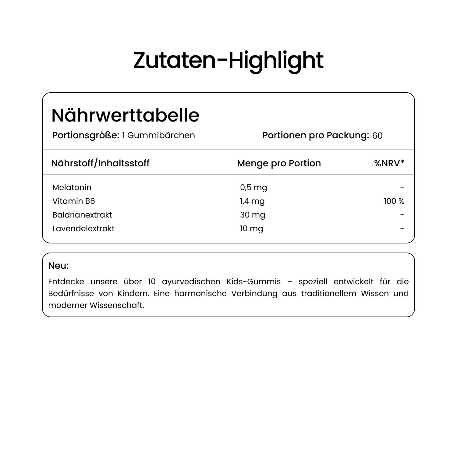 Gummily® Kinder Schlaf Melatonin Gummibärchen