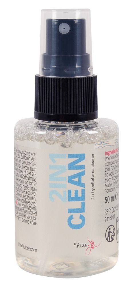 50ml Sprühflasche mit 2IN1 CLEAN 2in1 genital area cleaner.