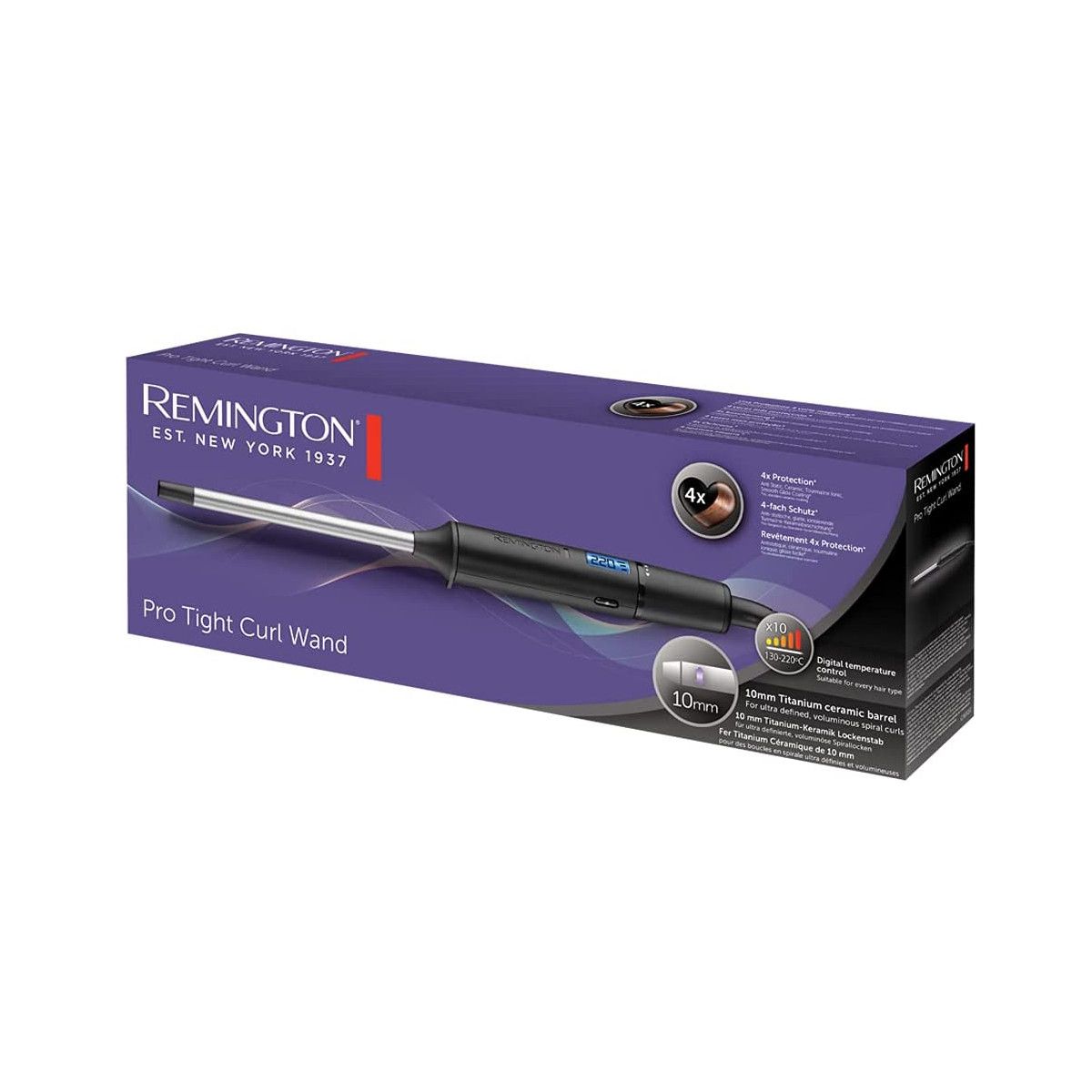 REMINGTON Lockenstab Pro Tight Curl CI6X10 Mini 10mm kleine Locken Afro Locken