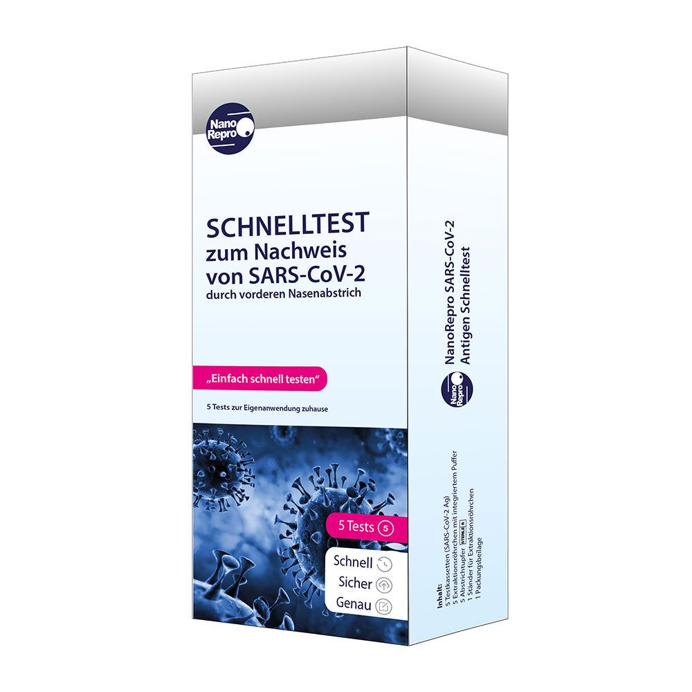 5x CITEST  COVID-19 Antigen-Schnelltest (swab/Nasenabstrich