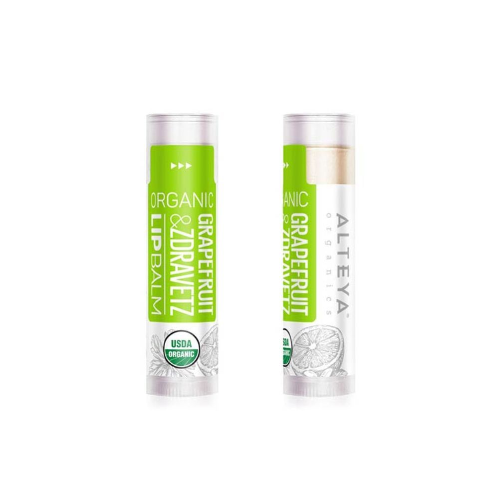 Alteya Organics Lippenbalsam mit Grapefruit und Geranie